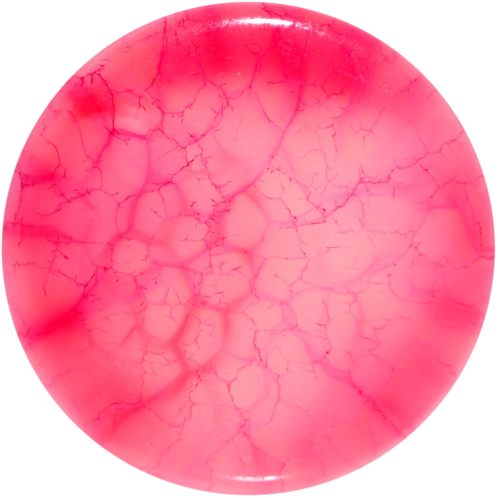 Red Agate Stone Saddle Plug Set Available in Sizes 0G to 25mm - Image 3