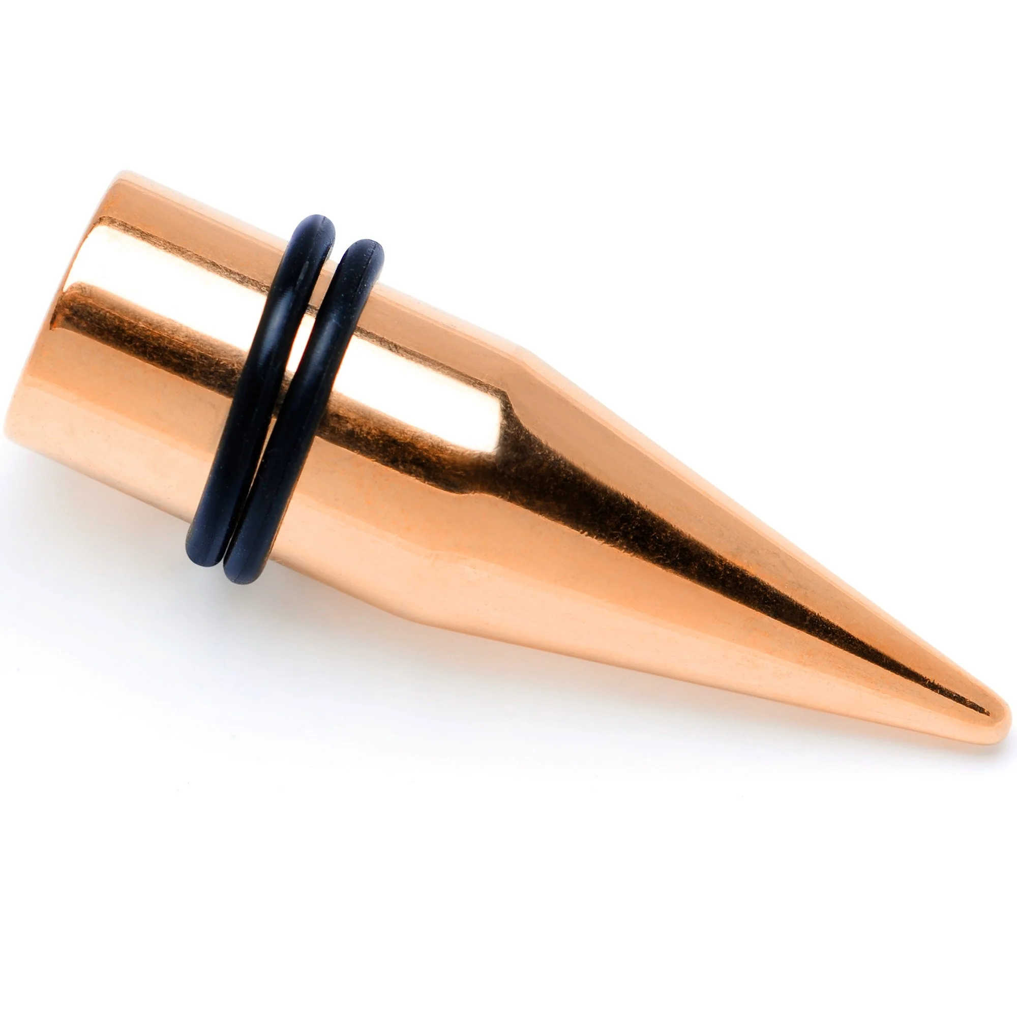 Rose Gold Tone PVD Straight Plug and Taper Set Sizes 5mm to 10mm - Image 3