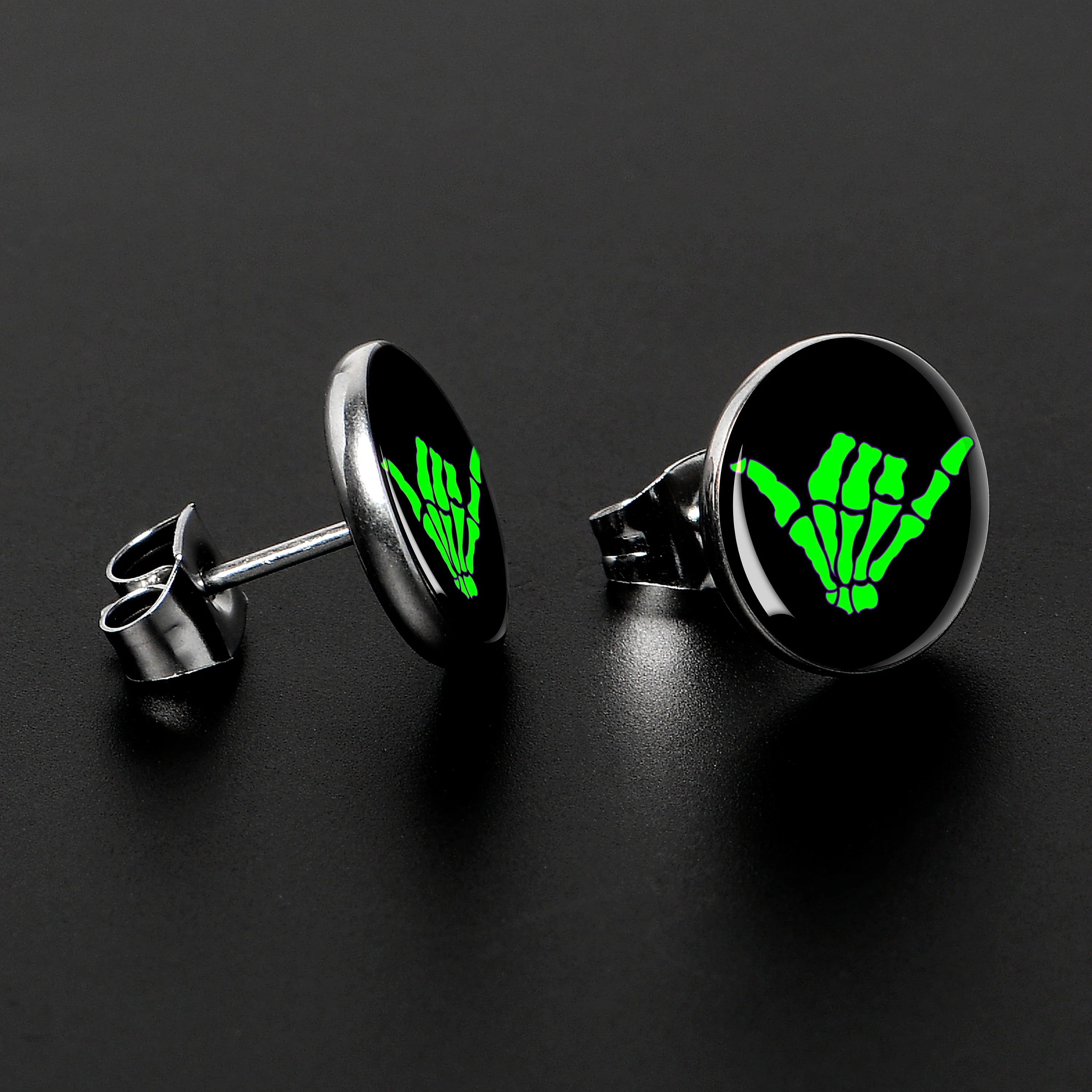Shaka Hand Stud Earrings by Onyx O - Image 3