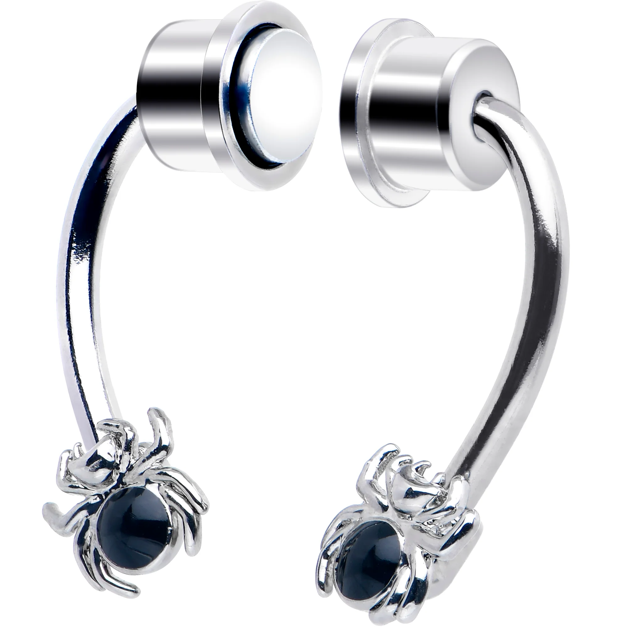 Spider Magnetic Septum Ring Horseshoe Non-Pierced Fake Nose Ring - Image 4