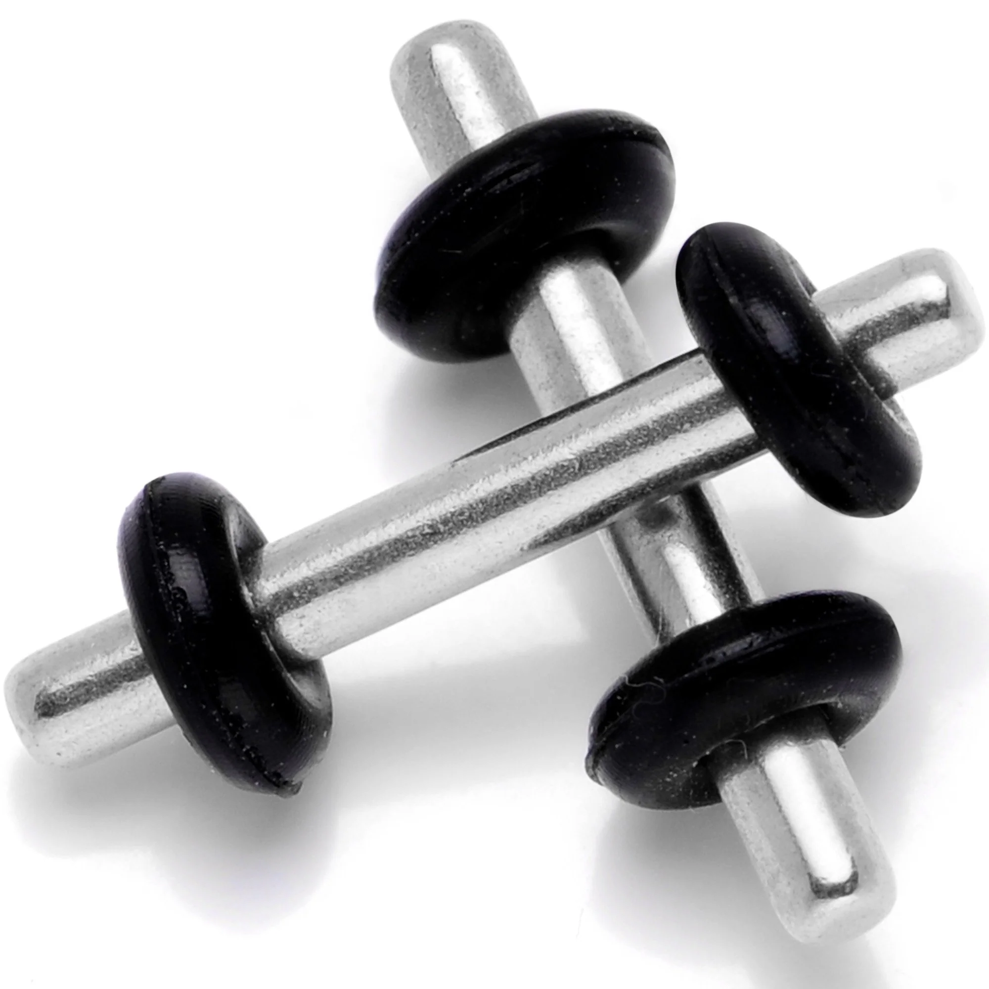 Stainless Steel Micro Straight Plug Set 14G to 8G - Image 3
