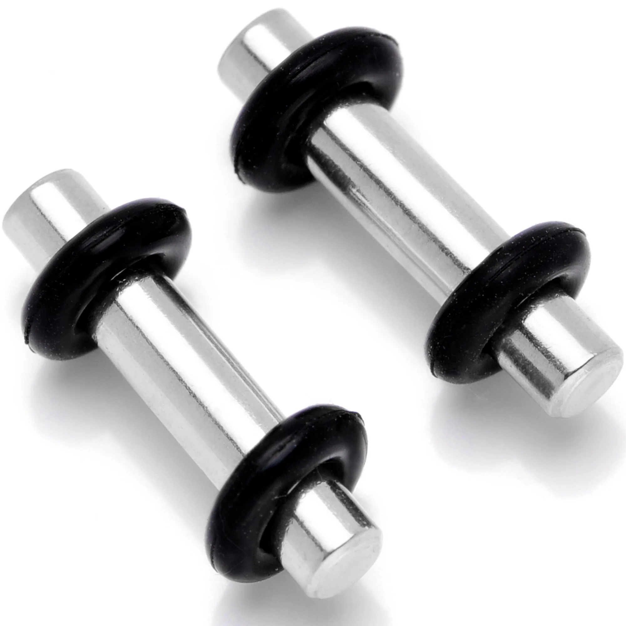 Stainless Steel Micro Straight Plug Set 14G to 8G - Image 4