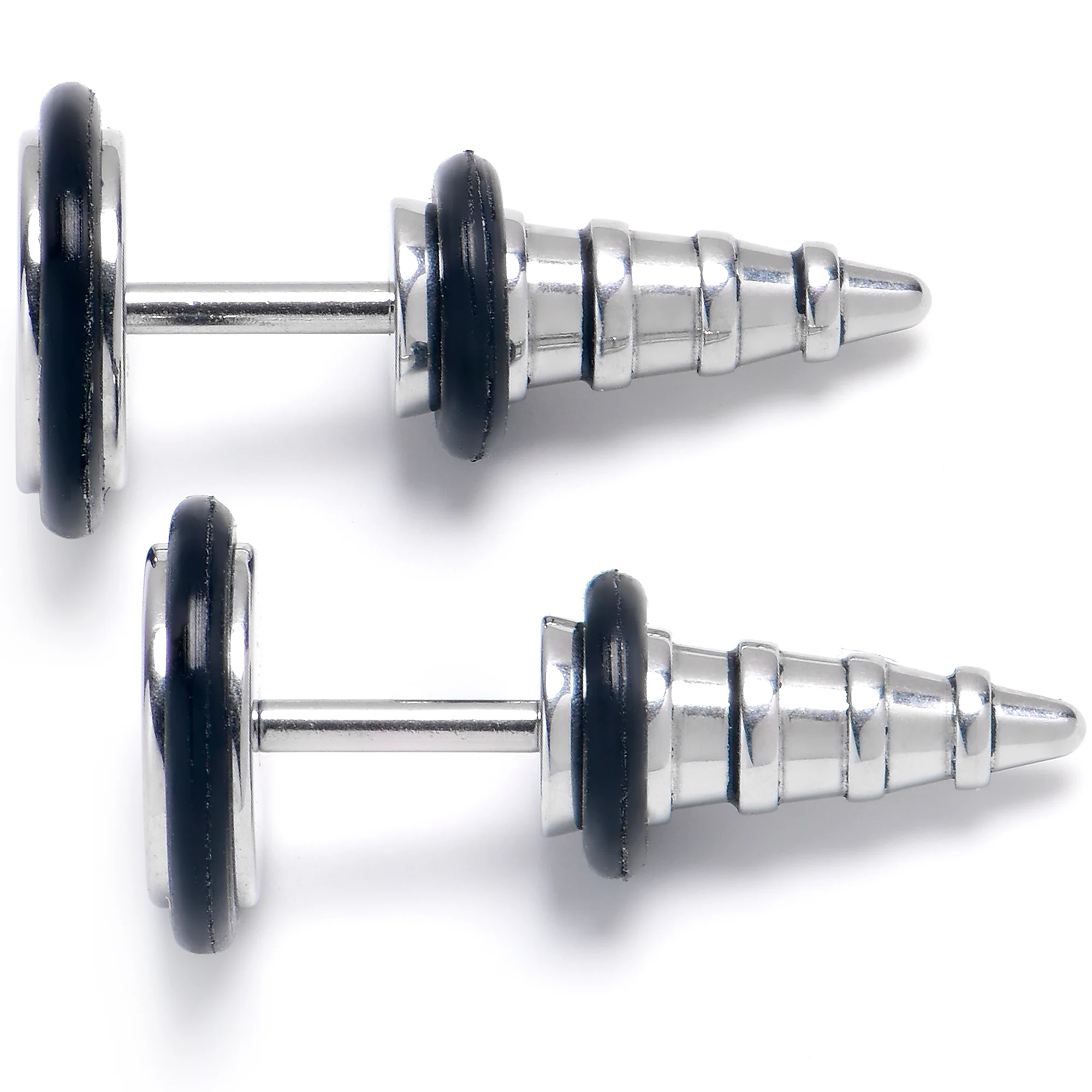 Stainless Steel Screw Taper Cheater Plug Set - Image 3