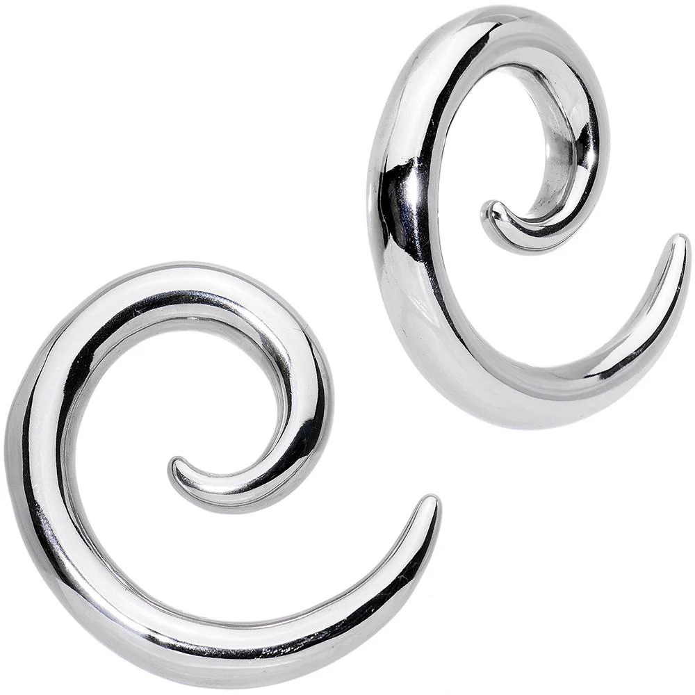 Stainless Steel Spiral Taper Set 5mm to 0 Guage - Image 4