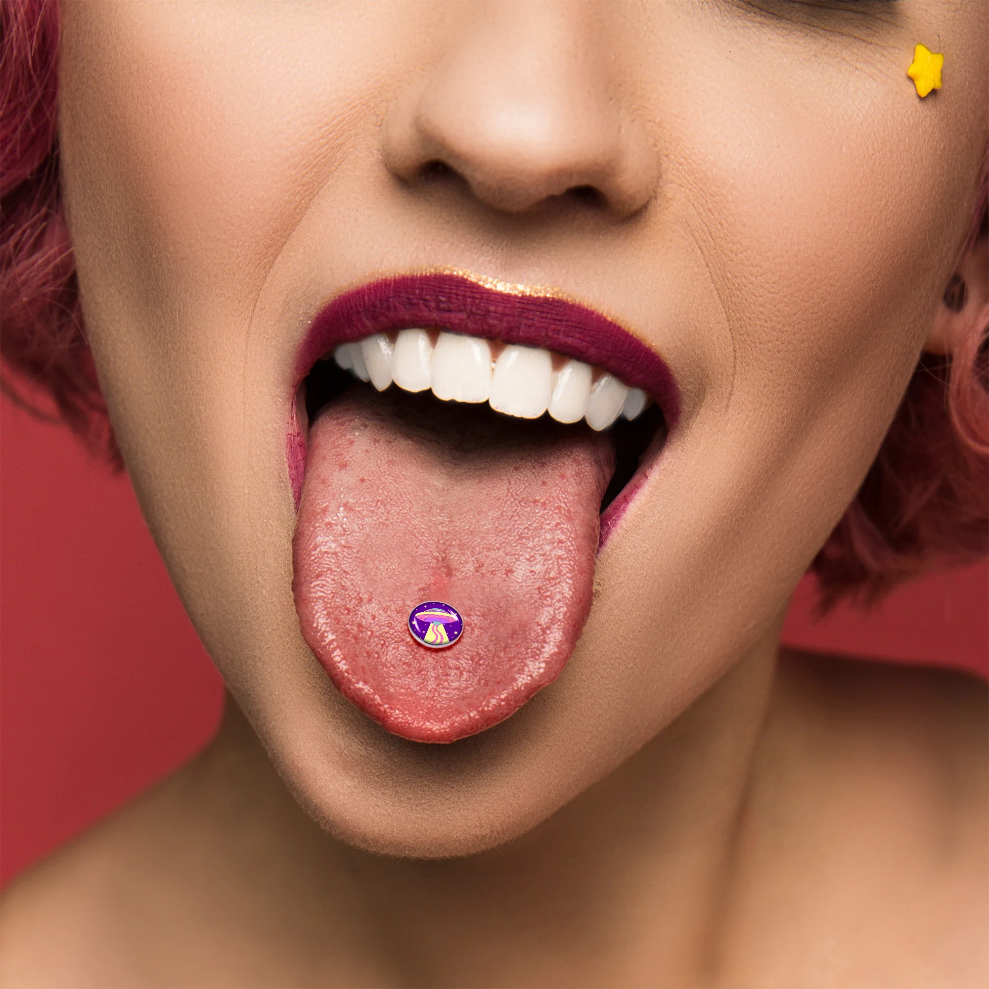 Style Space Invasion Barbell Tongue Ring by Onyx O - Image 6