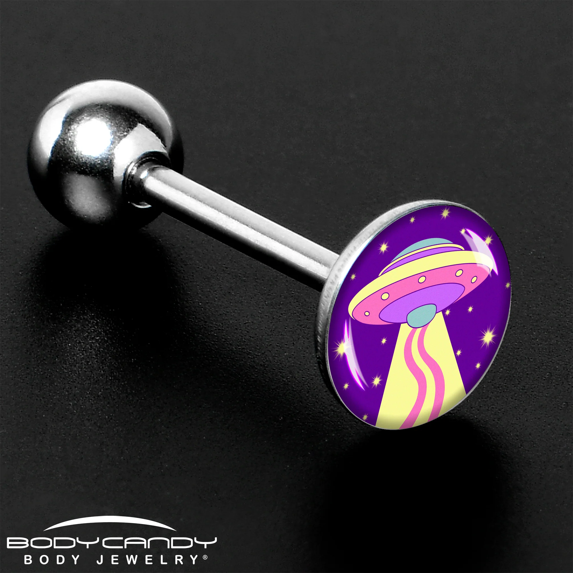 Style Space Invasion Barbell Tongue Ring by Onyx O - Image 8