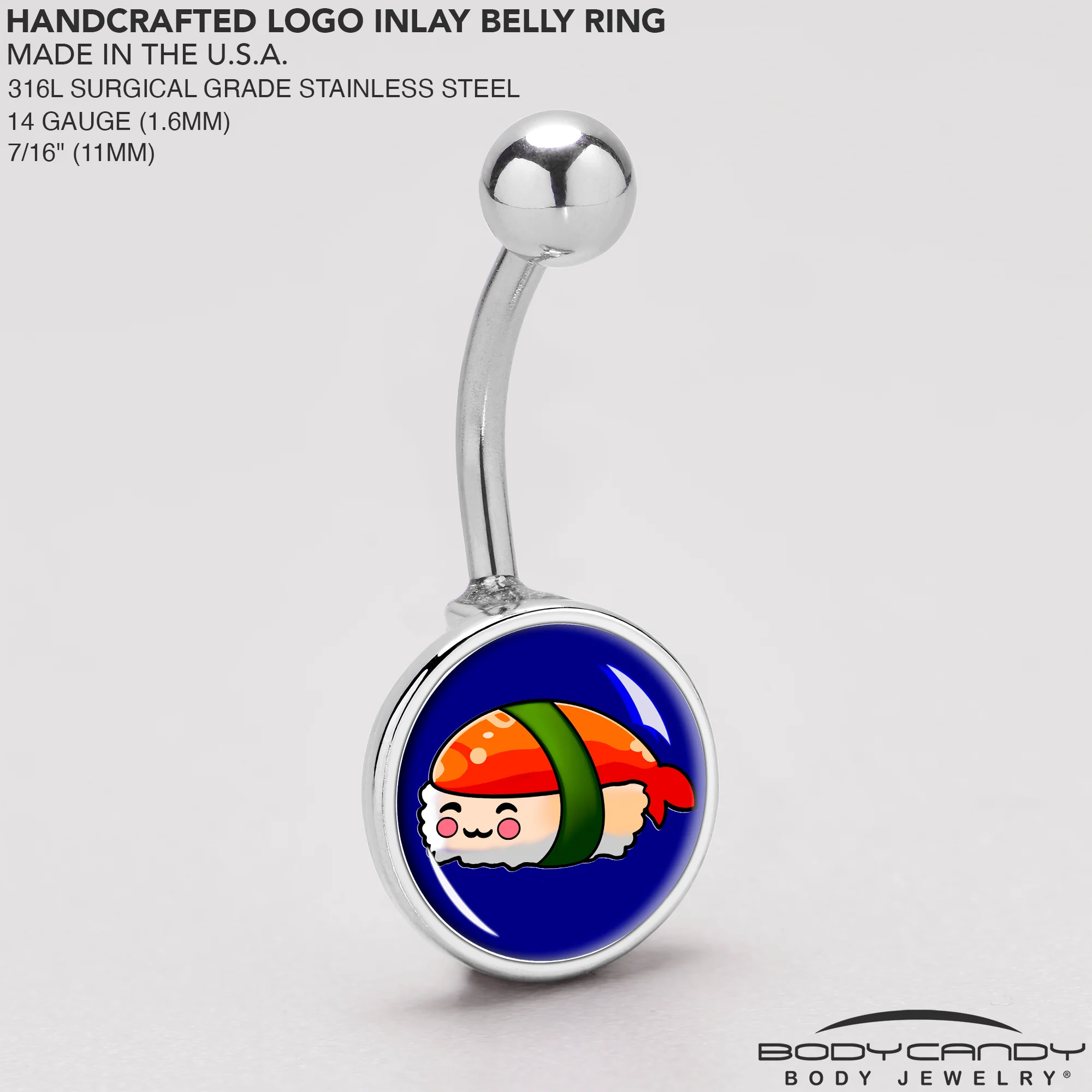Sushi Belly Ring by Onyx O - Image 5