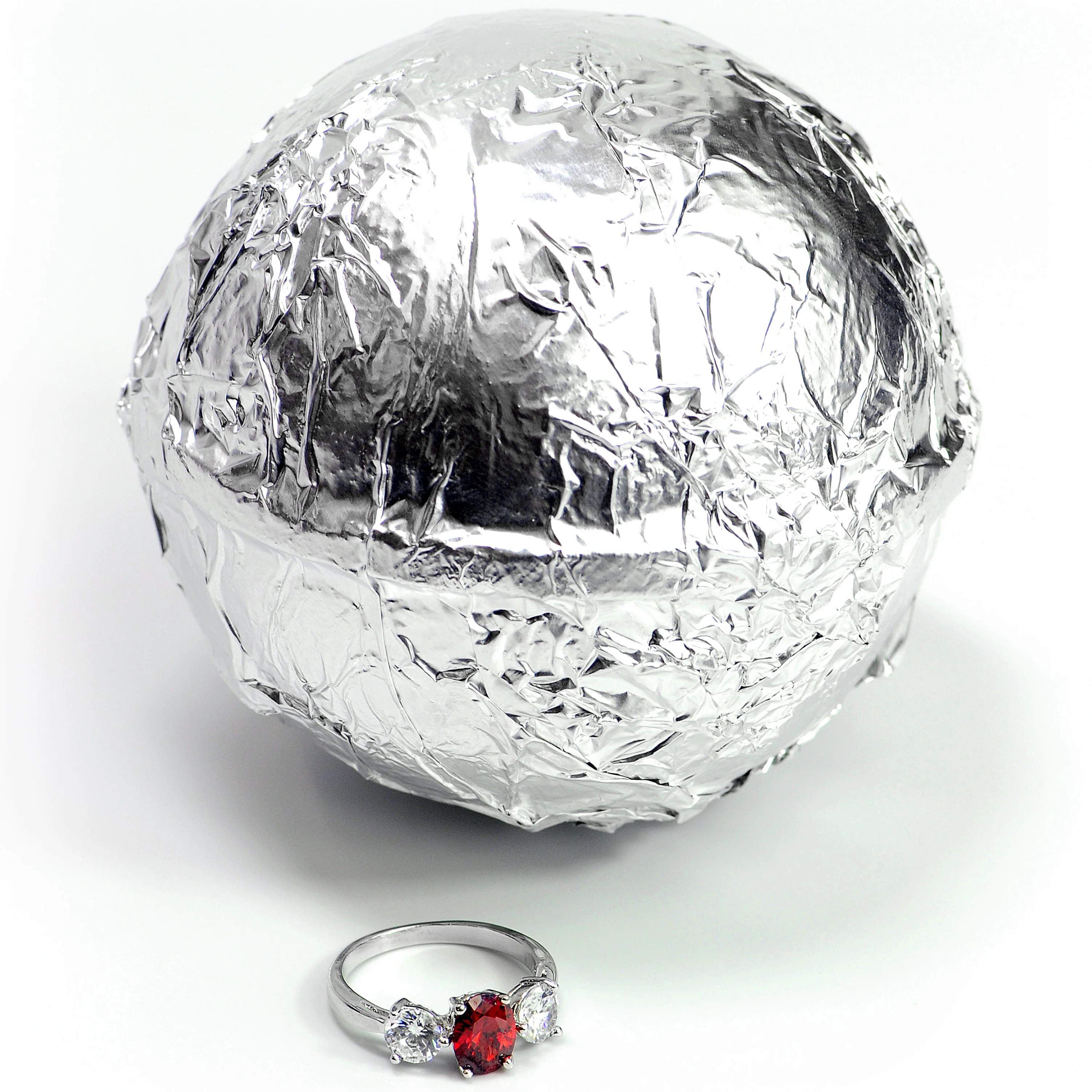 Tea Time Bath Bomb with Jewelry Ring Inside - Image 4
