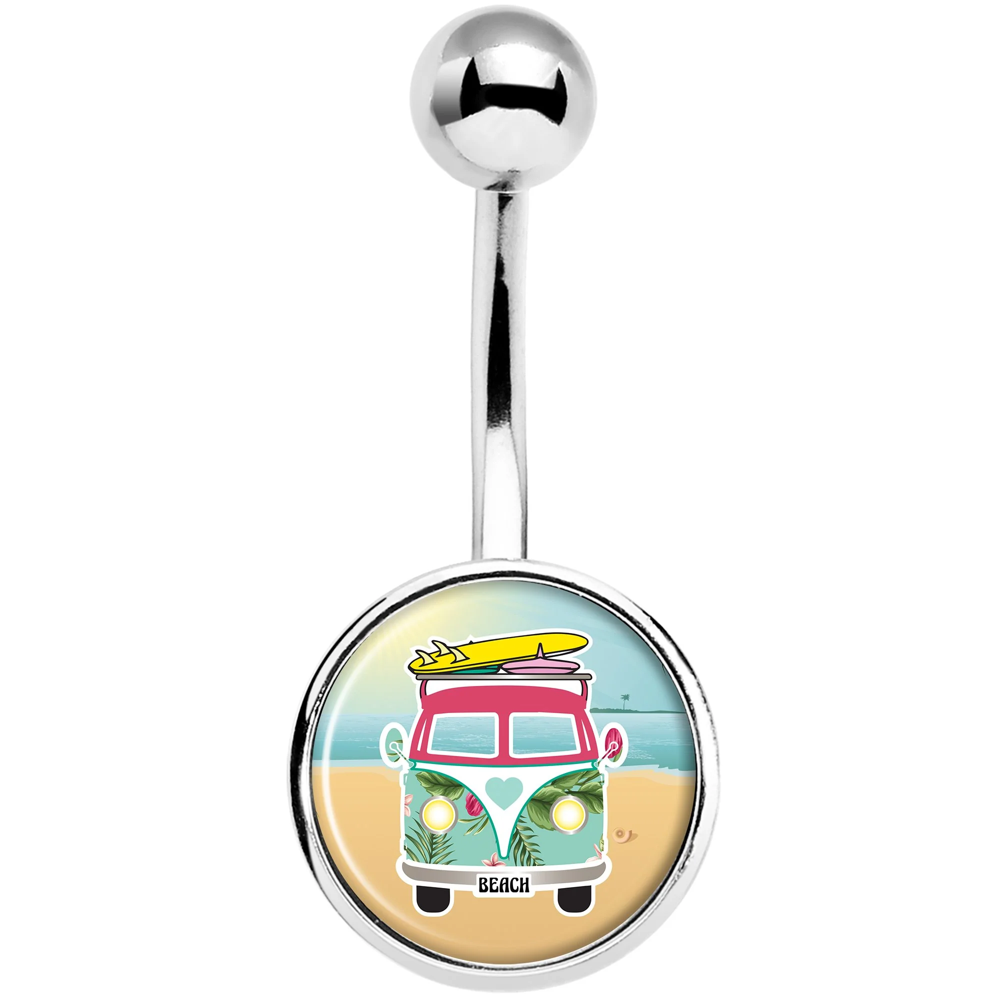 Tropical Beach Cruiser Belly Ring - Image 2