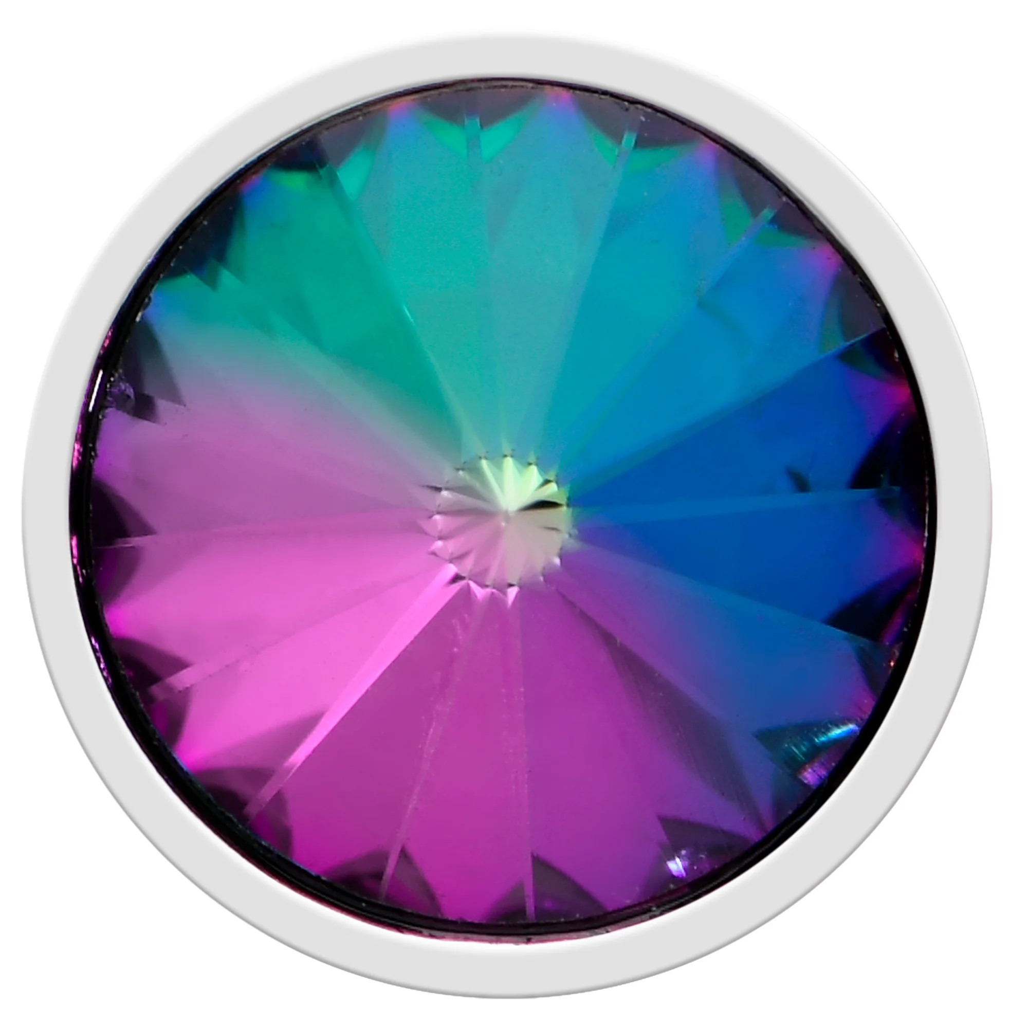 Vitrail Gem Top Simply Lovely Barbell Tongue Ring - Image 3