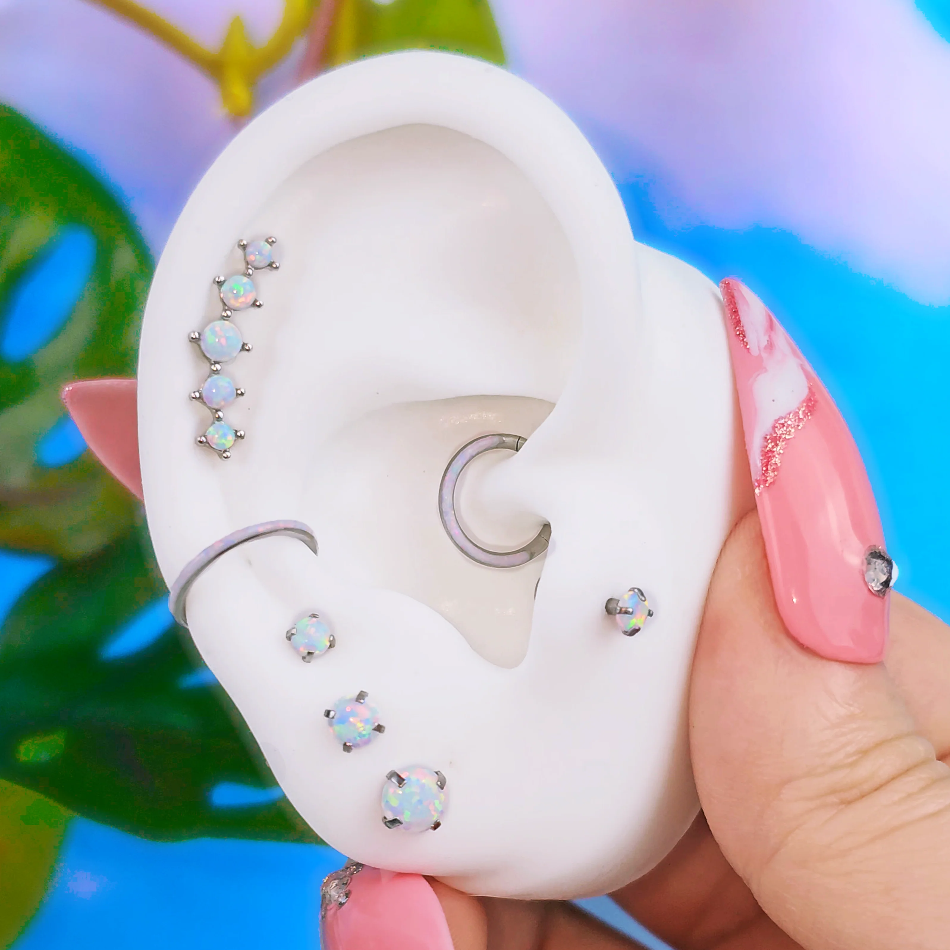 White Opal Ear Curation - Image 8