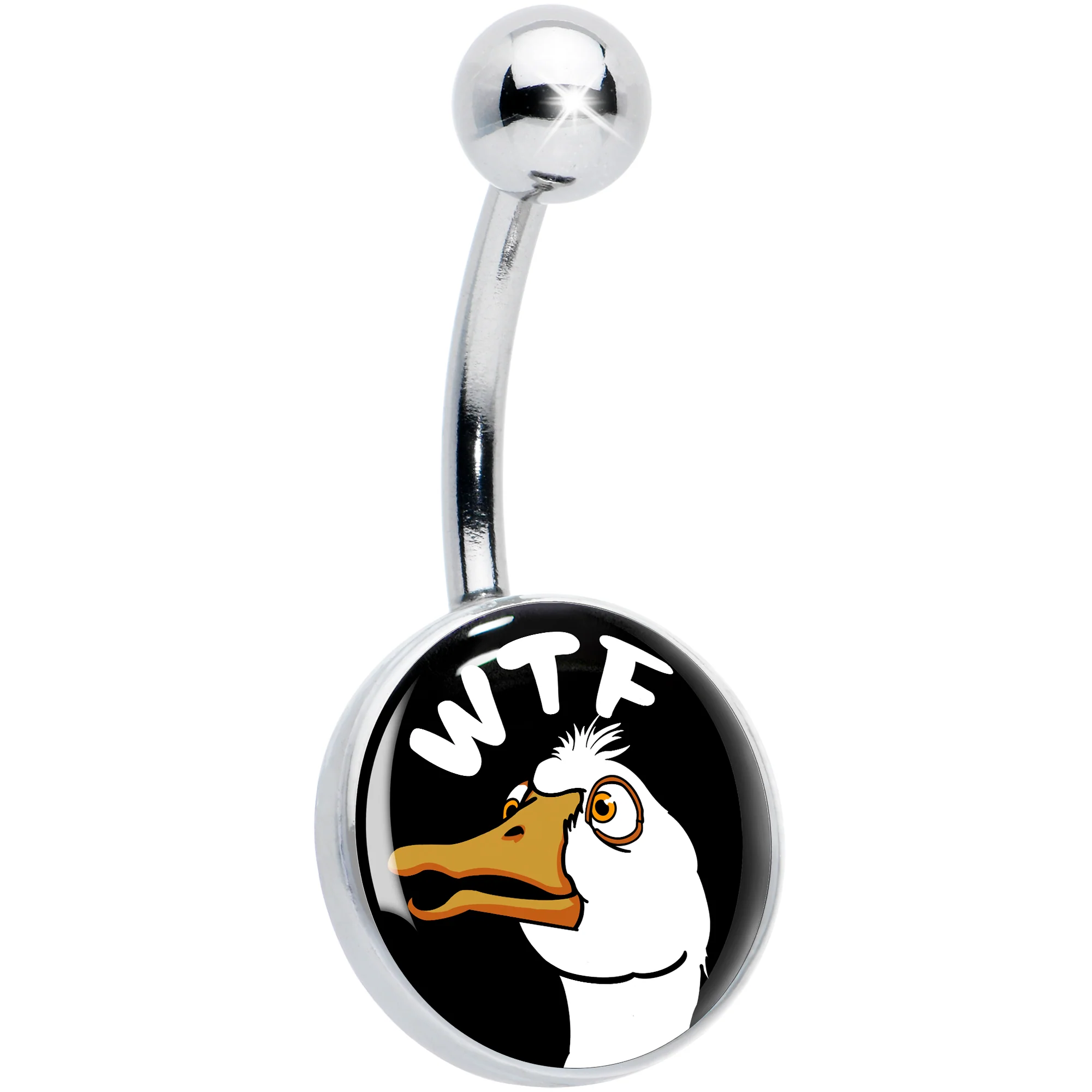WTF Duck Belly Ring by Onyx O